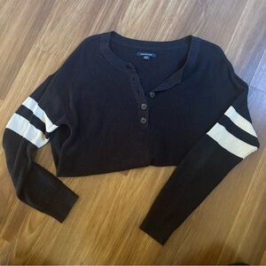 American Eagle Outfitters Navy Sweater